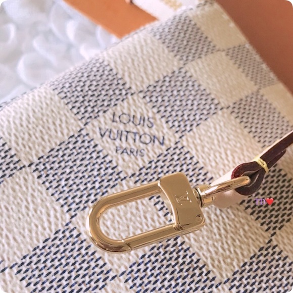 🎁LOuis Vuitton Pochette Accessoires Damier Azur NM - Picture 11 of 14